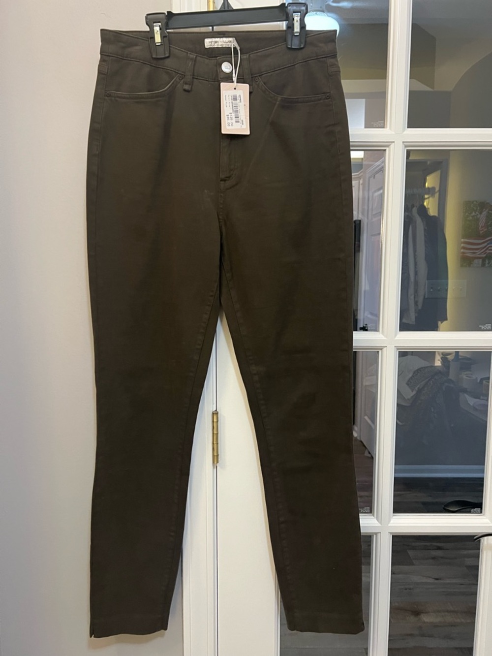Peter Millar chocolate brown pants size 6 NWT